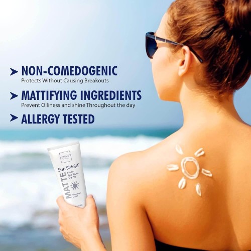 OBAGI SUNSCREEN SUN SHIELD MATTE BROAD SPECTRUM SPF 50 OBAGI SUNSCREEN SUN SHIELD MATTE BROAD SPECTRUM SPF 50